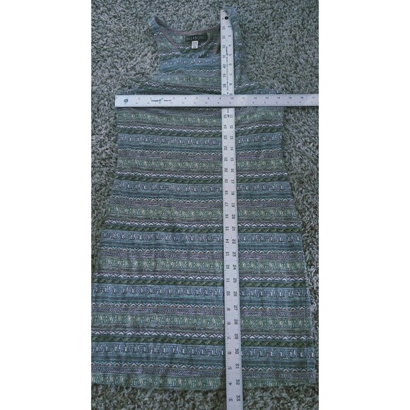 Vintage Billabong Dress Built In Bra Juniors Medium Y2K  Geometric Aztec Stripes - Picture 11 of 11